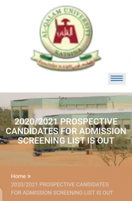 Al-Qalam University Post-UTME 2020: Cut-off mark, Eligibility and Registration