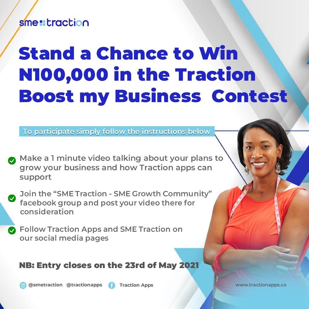 Traction Boost my Business Contest 2021 | Win N100,000