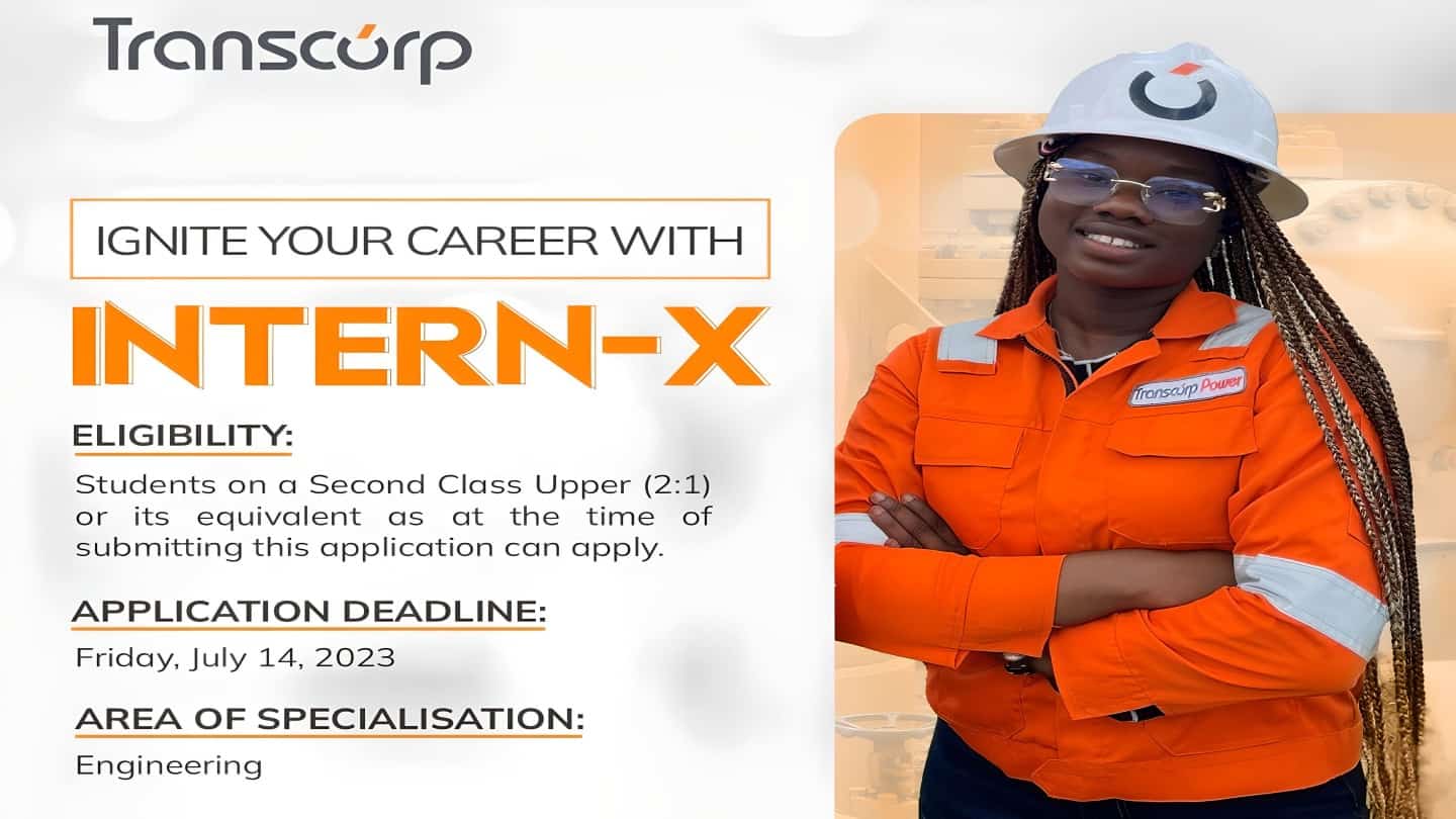 Launch Your Career with Transcorp Intern-X Programme 2023