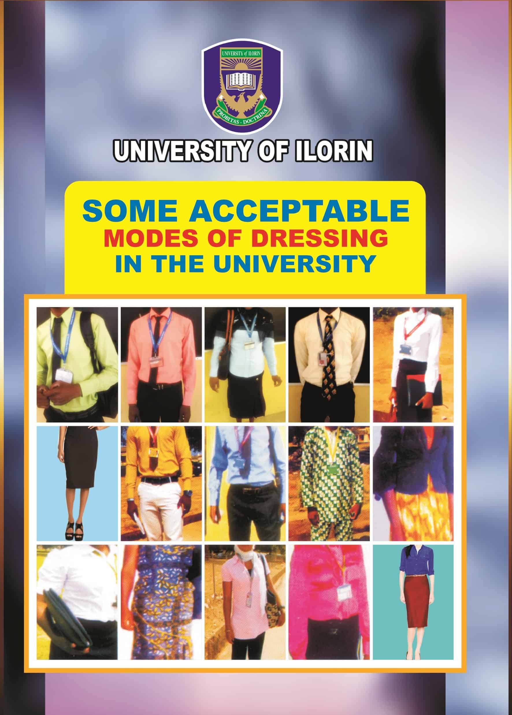 UNILORIN Dress Code: Acceptable & Unacceptable Modes of Dressing