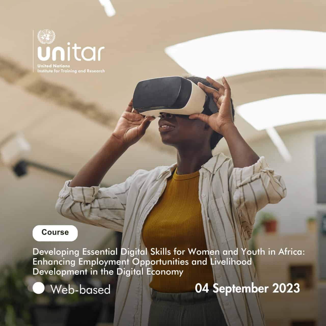 UNITAR 2023: Digital Skills Training for Women & Youth in Africa