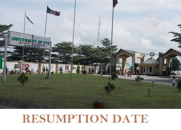 UNIUYO Resumption Date For Fresh And Returning Students 2024/2025 Session