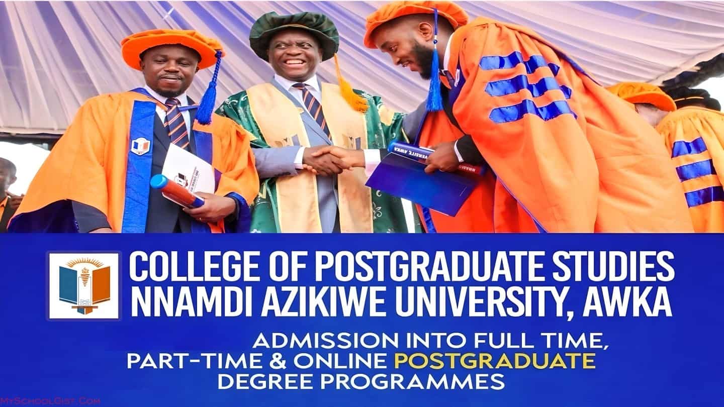 UNIZIK Postgraduate Admission Form 2023/2024