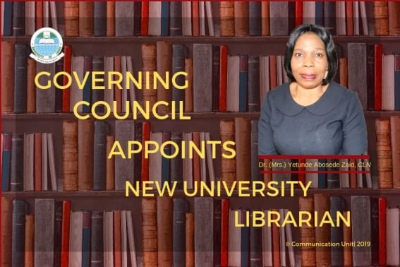 UNILAG Governing Council Appoints New Librarian