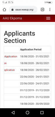 AAU extends post-UTME/DE registration deadline for 2020/2021 session