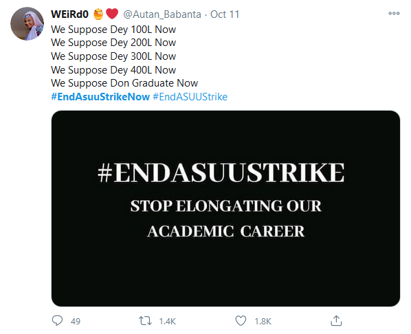 #EndAsuuStrikeNow is Curently Trending on Social Media. Read why