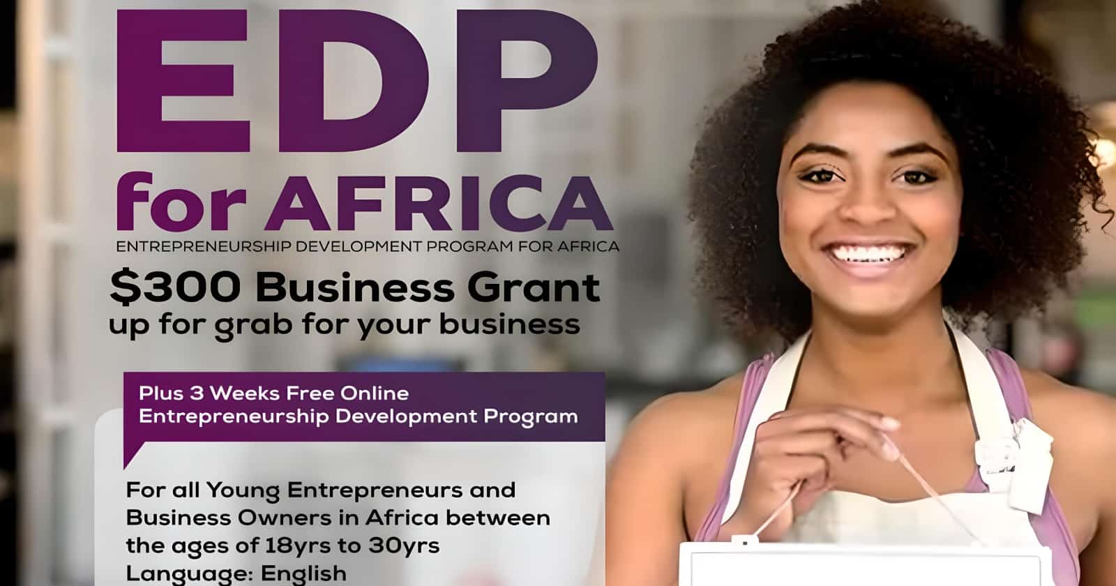 Apply Now for the EDP for Africa Entrepreneurship Program 2024