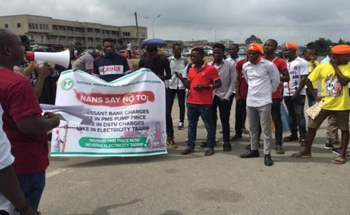 Nigerian Students Protest the Hike in Electricity Tariff and Fuel