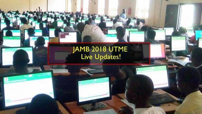 JAMB 2018 UTME 16th March - Live Updates!