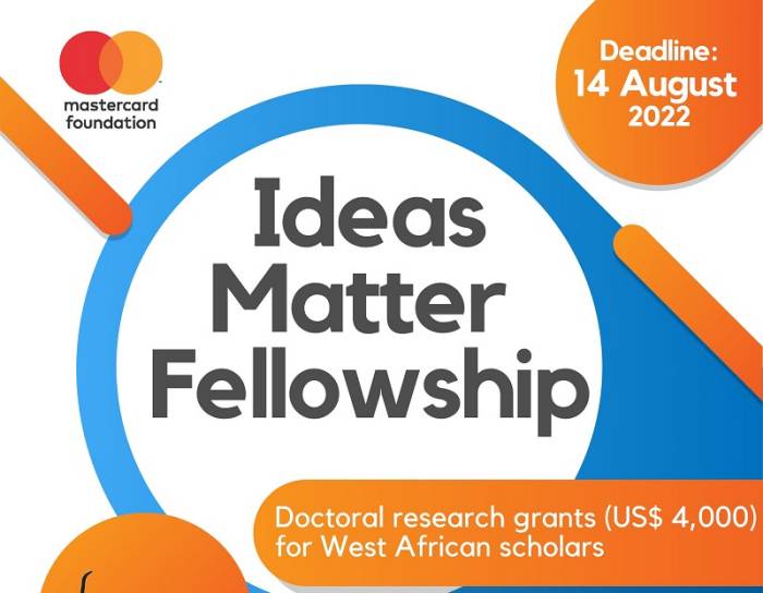 WARA/Mastercard Foundation Ideas Matter Doctoral Fellowships 2022