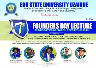 EDSU announces 7th Founder's day ceremony