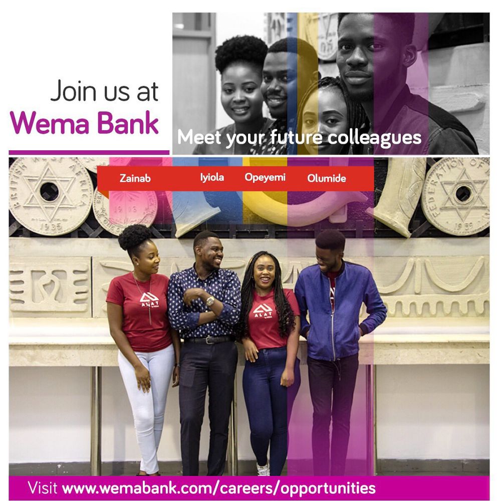 Wema Bank 2022 'Tech' Graduate Trainee Programme