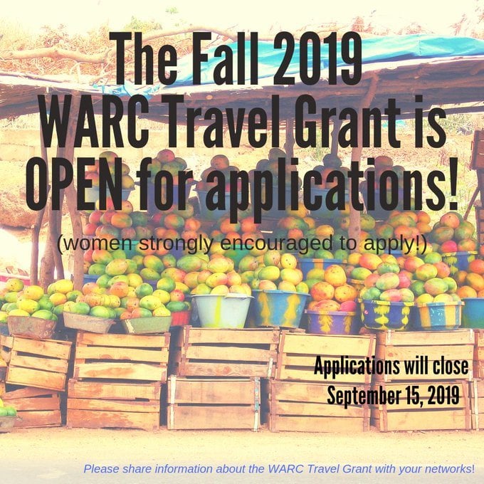 West African Research Center WARC Travel Grant