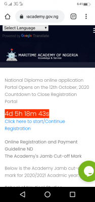 MAN Oron extends post-UTME application deadline for 2020/2021 session