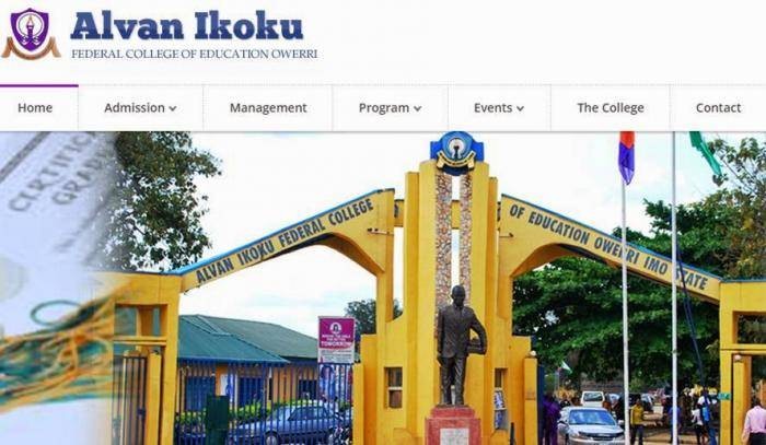 Alvan Ikoku COE Notice To 2018 Post-UTME Candidates On Uploading Of Results