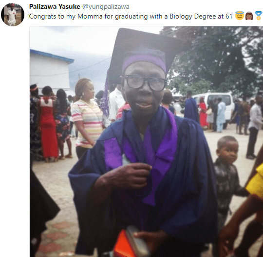 61-year-old Woman Obtains Degree in Biology