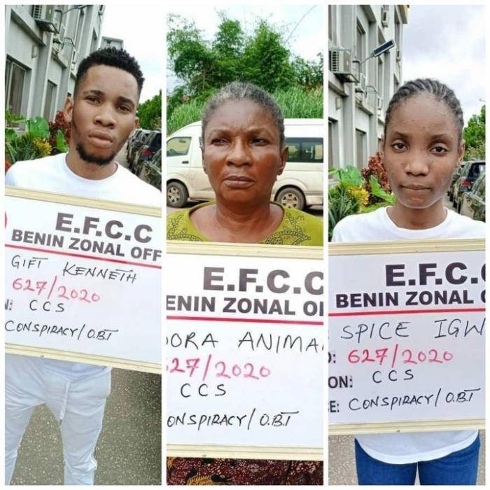 22-Year-old UNIPORT Undergraduate Arrested by EFCC Alongside Girlfriend, Mother for Interet Scam