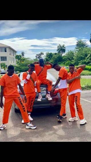 EKSU Final Year Students Seen Rocking Naira Marley Prison Attire