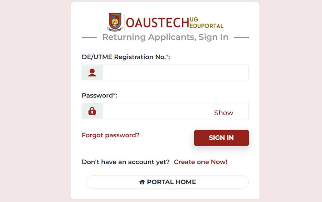 OAUSTECH portal