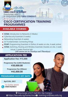 LASU directorate of ICT begins CISCO certification training