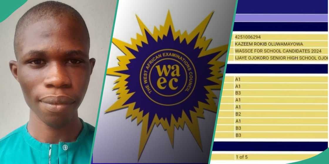 2024 WAEC result of outstanding candidate who was still unhappy with his efforts surfaces online