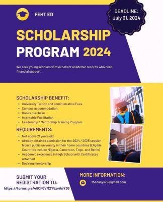 FEHT ED Scholarship programme for undergraduate students, 2024