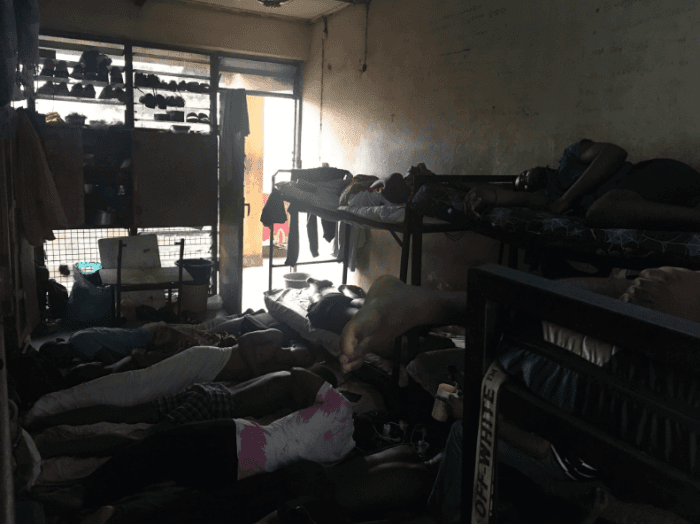 UNILAG Student Shares Shocking Pictures of the School Hostel and how Students Sleep