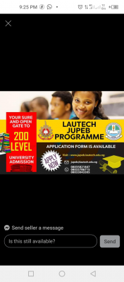 LAUTECH JUPEB admission form 2021/2022 session