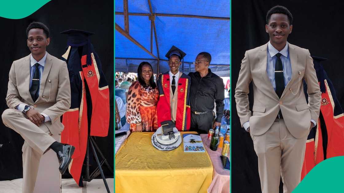 Bowen university graduate who changed school due to challenges bags first class degree, speaks