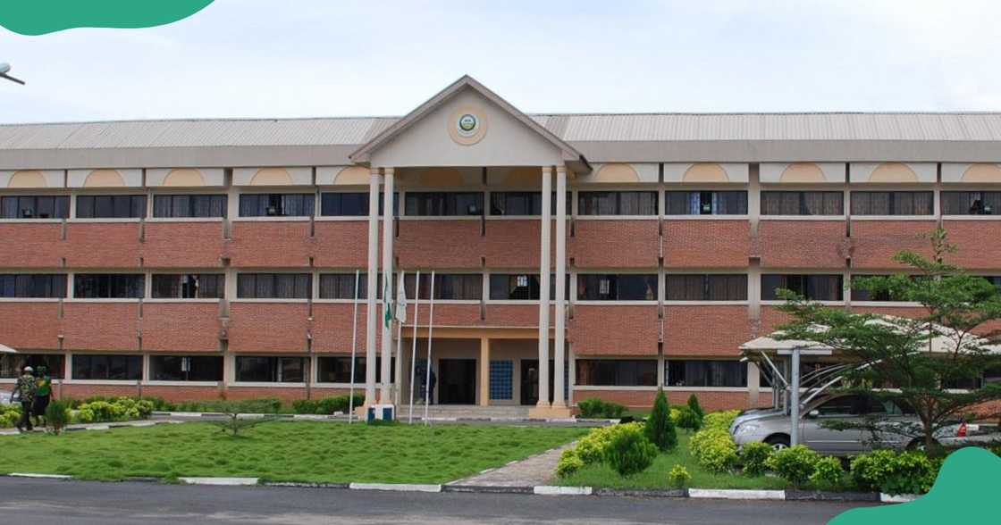 A building in the Osun State University, Osogbo