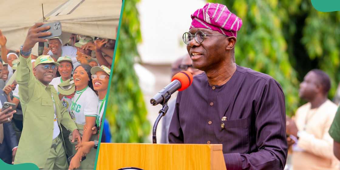 Jubilation as Lagos Gov Sanwo-Olu gifts corpers N100,000, pledges N5bn for NYSC site, video trends