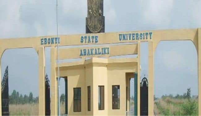 EBSU Postgraduate Part Time Admission Form