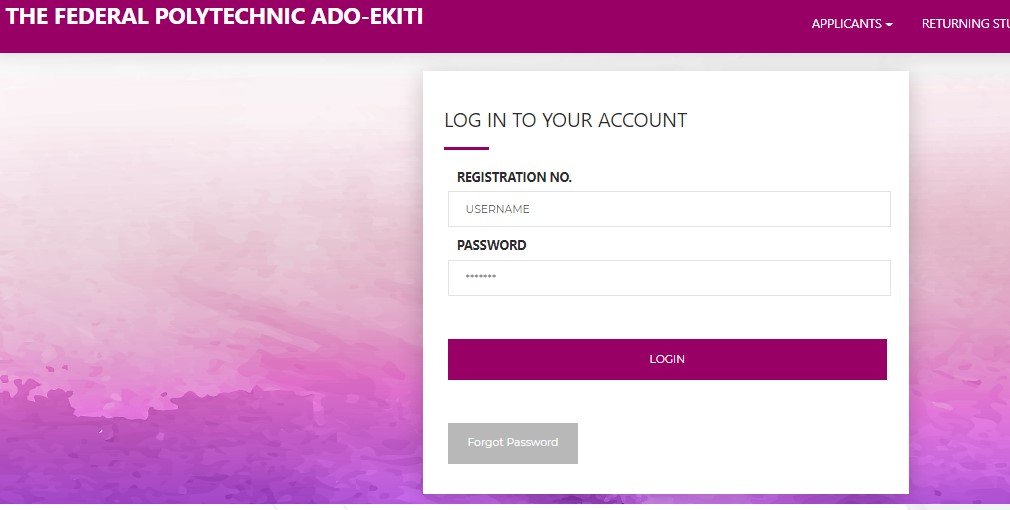 Fedpoly Ado Login Portal