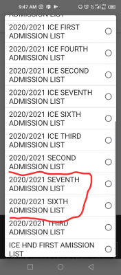 Elechi Amadi Poly 6th & 7th batch ND admission list, 2020/2021 session