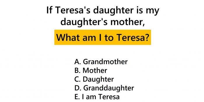 Brain Teasers: What Am I To Teresa?