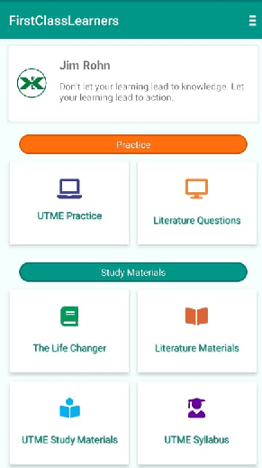 first class learners app image