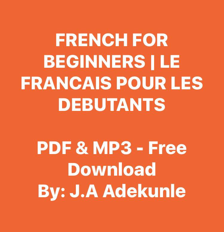 French for Beginners - PDF & MP3 Audio [Not For Sale]