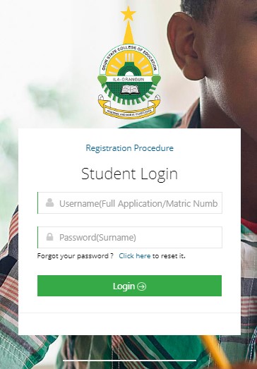 OSSCEILA Login Portal