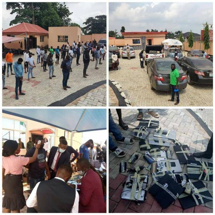 3 Corps Members and 19 Undergraduates Arrested for Alleged Internet Fraud in Ibadan