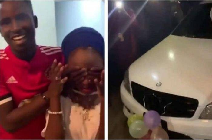 19-year-old Student Surprises His Girlfriend With a Benz and More on Her Birthday