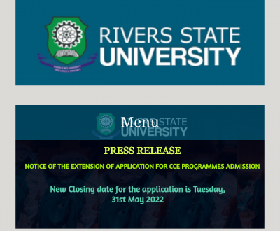 RSU extends Part-Time Undergraduate Admission 2021/2022