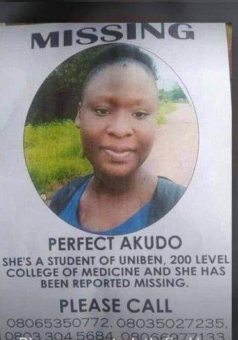 200-level UNIBEN student declared missing