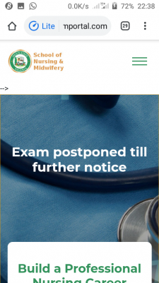 Ogun State School of Nursing and midwifery postpones entrance Exam