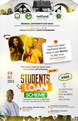 FOUYE SUG notice to students on NELFUND sensitisation