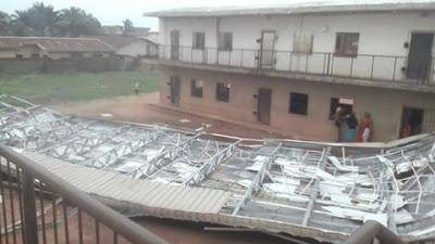 School Building Collapses in Owerri Following a Heavy Rainstorm