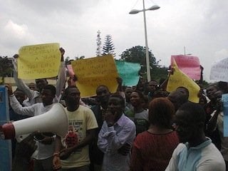 LASU Part-Time Students Protest Poor Treatment by Management