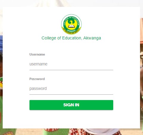 COEAKWANGA Login Portal