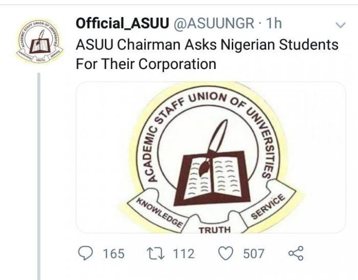 You are Selfish and Insensitive;  Nigerian students Blast ASUU After the Union Asked for their Support as Strike Lingers on