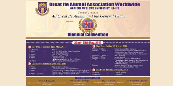 OAU Alumni Association Worldwide Holds Biennial Convention