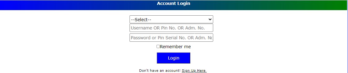 COEMARU Login Portal